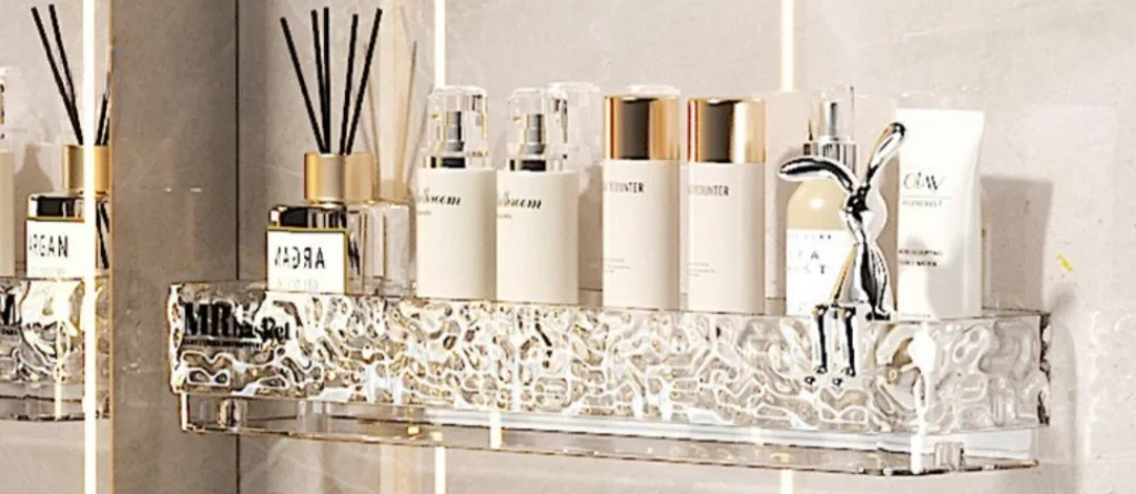 ¡Luce un baño ordenado y con estilo con Acrylic Shine™!