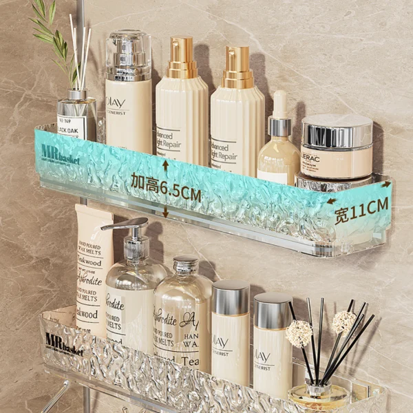 Acrylic Shine™ – Estante Minimalista y transparente para Baño, imagen 2