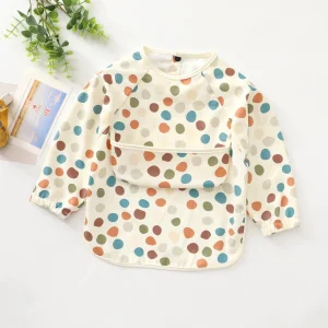 BabyApron™ - Babero de Manga Larga Impermeable para Bebés con Bolsillo