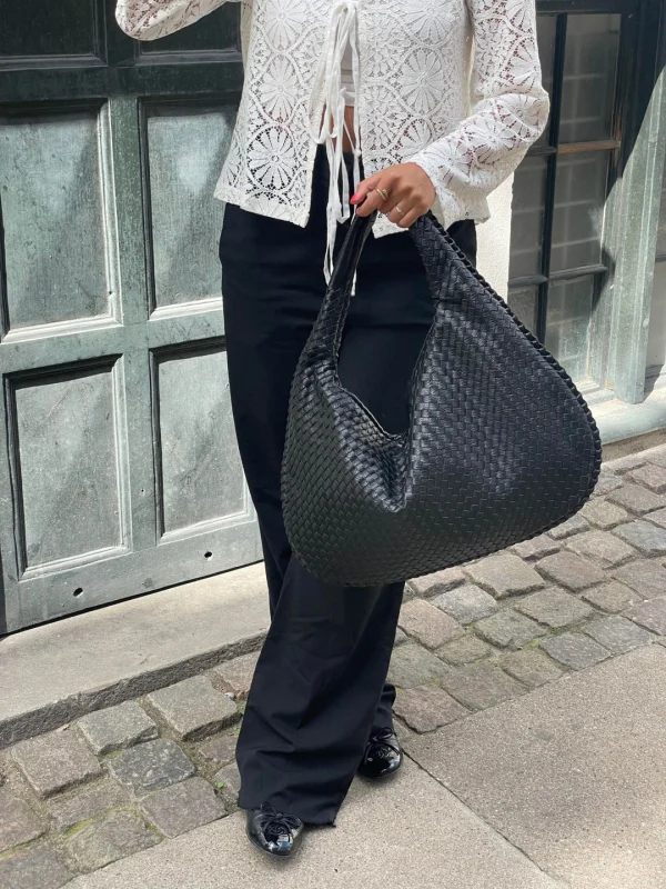 Bolso Trenzado Hobo™ de Cuero para Mujer de Alta Moda, imagen 4