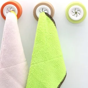 RoundHook - Pack de 4 Colgadores Redondos para Toallas