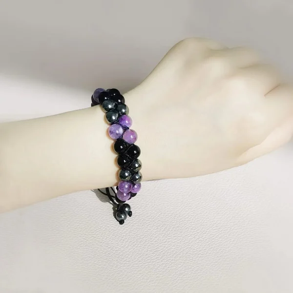 Pulsera de Triple Protección de Amatista, imagen 3
