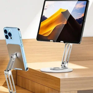 AlumiStand™ - Soporte Giratorio de Aleación de Aluminio para Teléfono Móvil y Tablet
