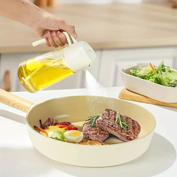 MultiOiler - Dispensador y Pulverizador de Aceite 2-en-1 para Cocina y BBQ, imagen 3