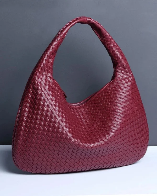 Bolso Trenzado Hobo™ de Cuero para Mujer de Alta Moda, imagen 12