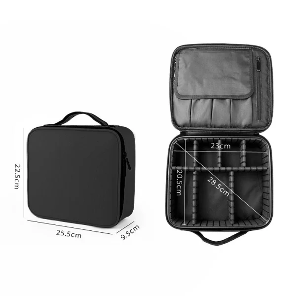 Estuche de Maquillaje Profesional: Organizador Multifuncional para Cosméticos y Accesorios de Viaje, imagen 2