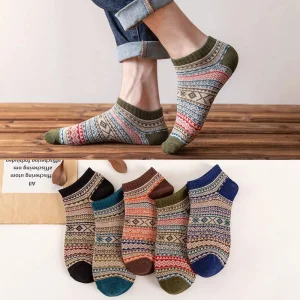 Pack de 10 Pares de Calcetines Tribal Desodorantes Antibacterianos Transpirables