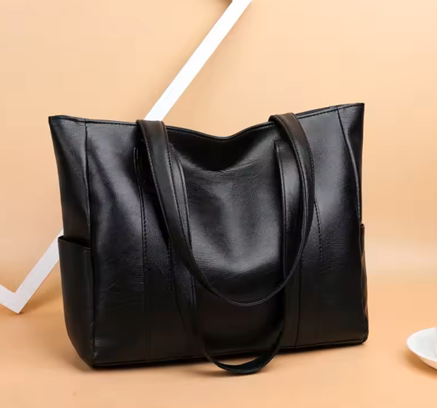 Porque la elegancia también es práctica. Descubre el Tote Loretta™. – Bolso Loretta™- Bolso de Cuero PU de estilo Clásico y Elegante