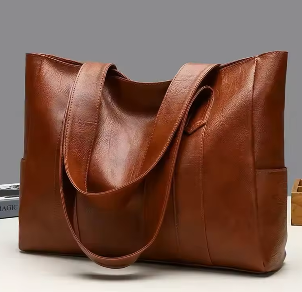 Porque la elegancia también es práctica. Descubre el Tote Loretta™. – Bolso Loretta™- Bolso de Cuero PU de estilo Clásico y Elegante