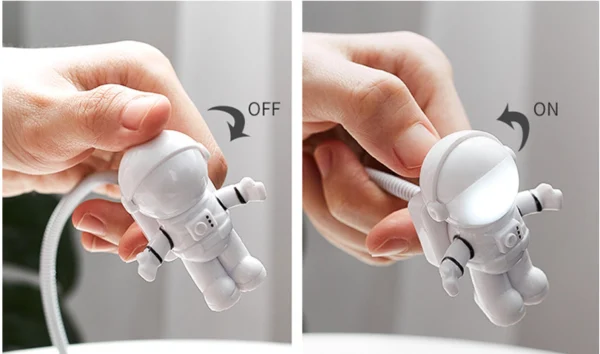 Mini Lampara USB de Astronauta, imagen 3