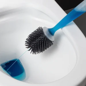 SwiftCleanBrush™- Cepillo para baño con dispensador integrado de jabón líquido