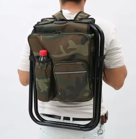 ¡Combina comodidad y funcionalidad en una sola pieza! – CampSeatBag™- Silla Plegable para actividades al exterior con Mochila