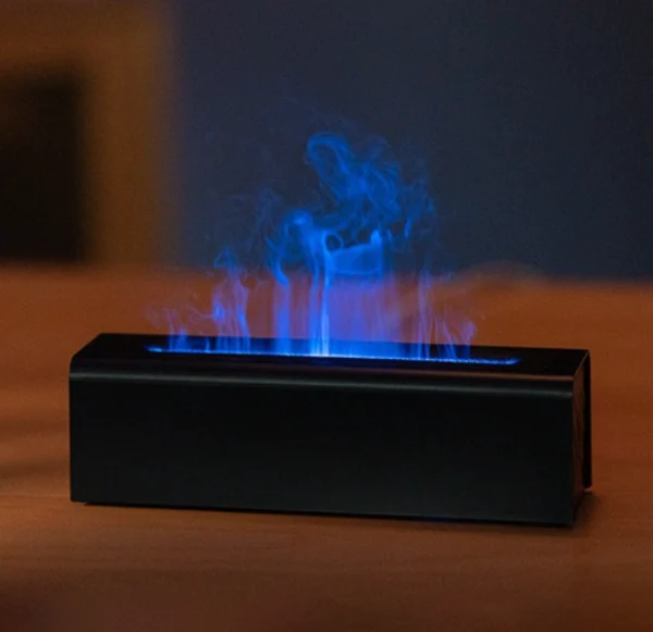LumeAura™ - Humidificador de aromaterapia con llama de simulación y cable USB, imagen 2
