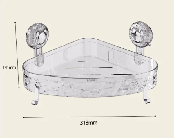 EdgeLux™ – Estante Esquinero Minimalista de baño, imagen 3