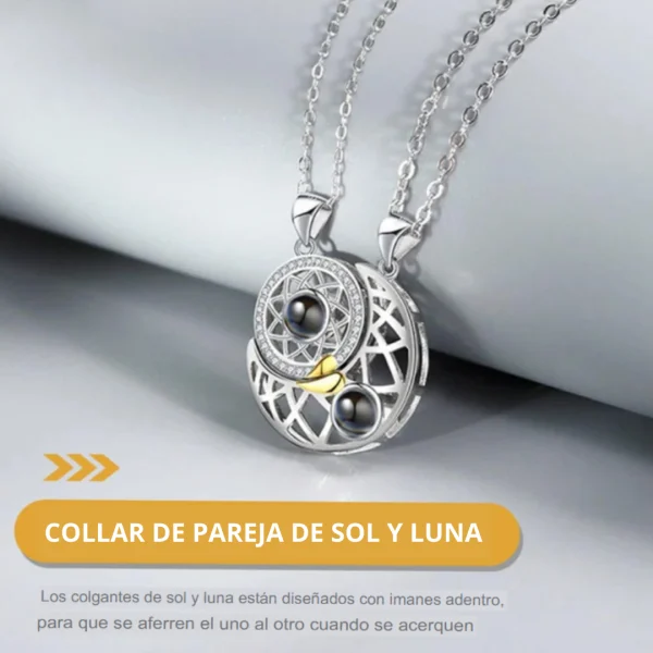 Collar De Proyección De Pareja De Sol Y Luna, imagen 4