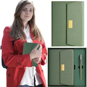 LuxeJournal™ - Cuaderno Ejecutivo A5 con Tapa Dura y Papel de Calidad Superior incluye Lapicero