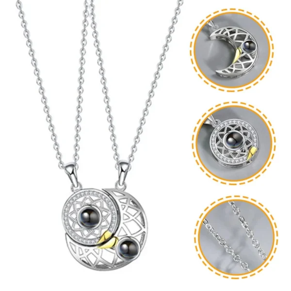 Collar De Proyección De Pareja De Sol Y Luna, imagen 6