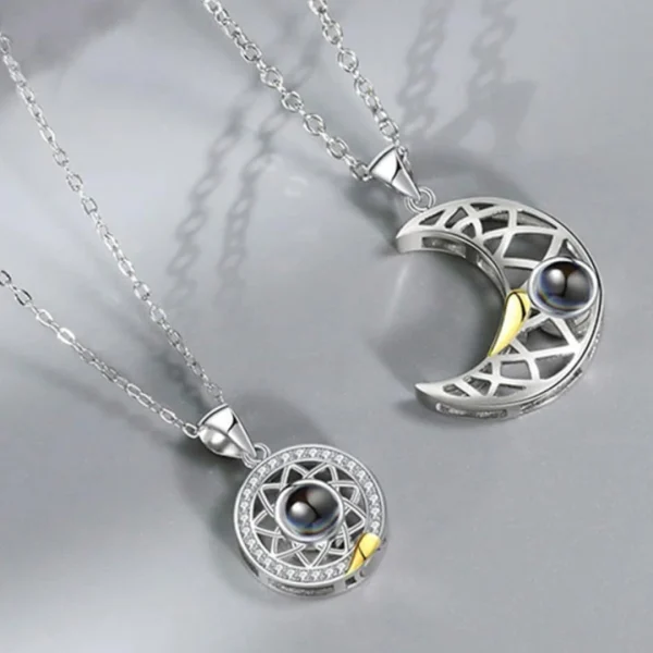 Collar De Proyección De Pareja De Sol Y Luna, imagen 2