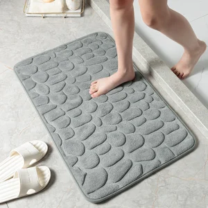 CobbleMat - Alfombra Absorbente con Memory Foam para Baño