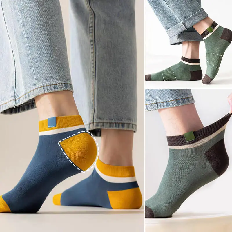 ¿Por Qué Elegir Nuestros Calcetines? – Pack de 10 Pares de Calcetines Multitone Desodorantes Antibacterianos Transpirables