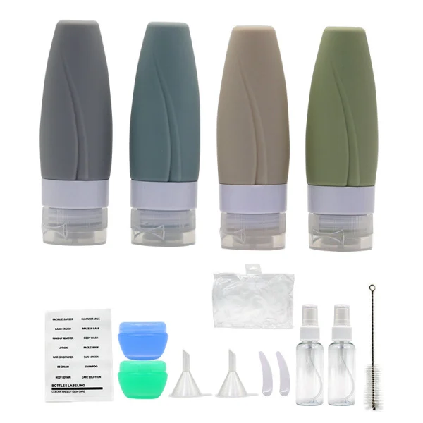 BottleTraveler - Set de Botellas de Silicona para Cremas para Viaje, imagen 2