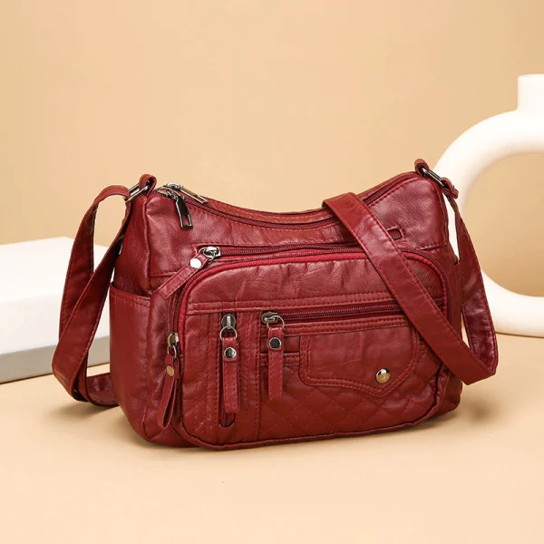 Bolso Daysi™ - Bolso de Hombro Cruzado de Cuero Pu conmúltiples compartimientos, imagen 3