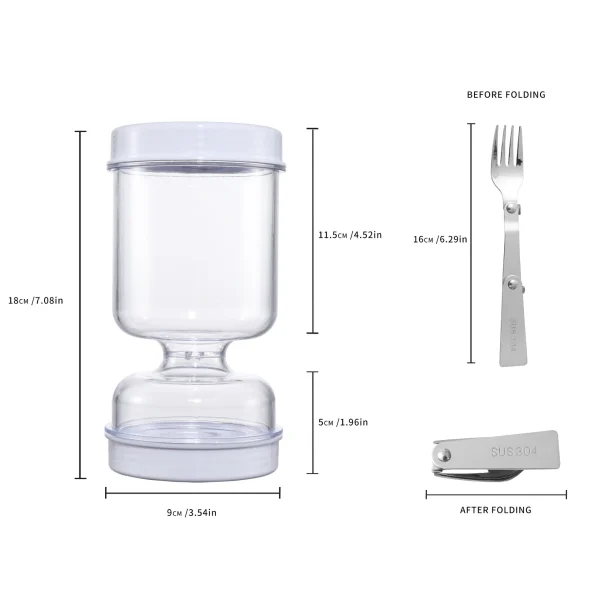 PickleMate - Tarro Separador de Pepinillos Secos y Húmedos para un Servicio sin Esfuerzo, imagen 5