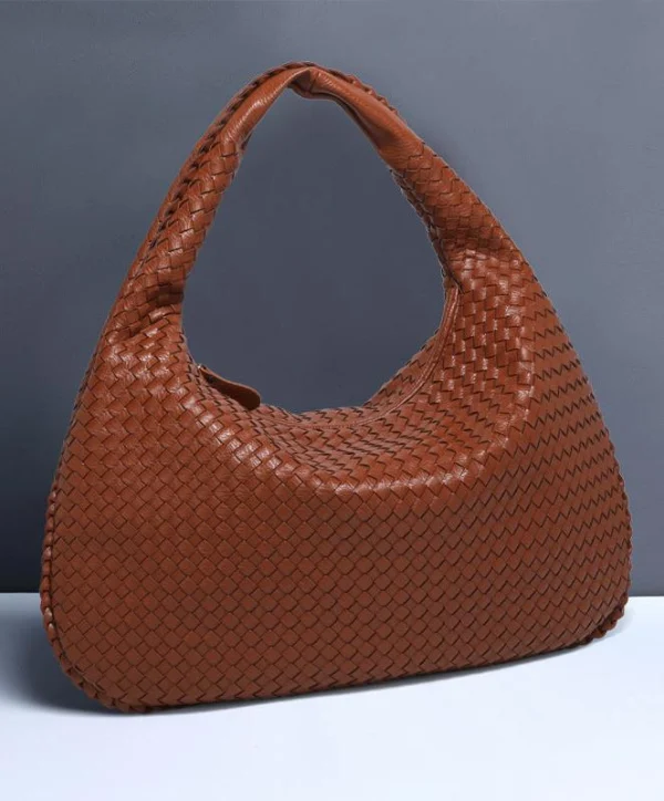 Bolso Trenzado Hobo™ de Cuero para Mujer de Alta Moda, imagen 14