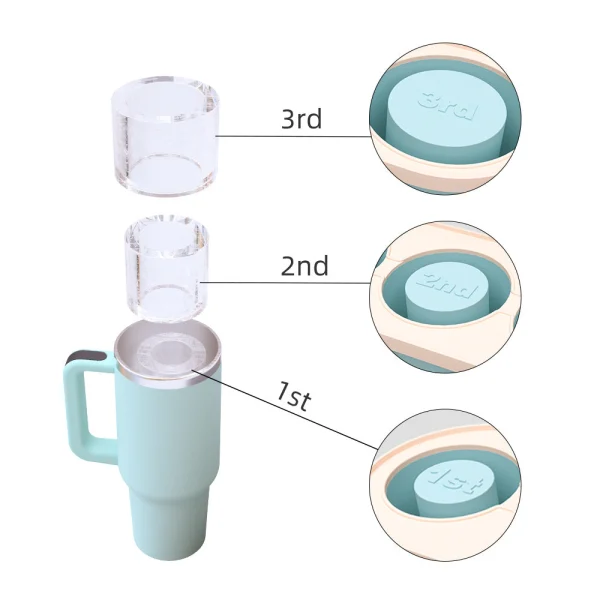 IceFit - Molde de Hielo Compatible con Termo y Tomatodo Stanley, imagen 5