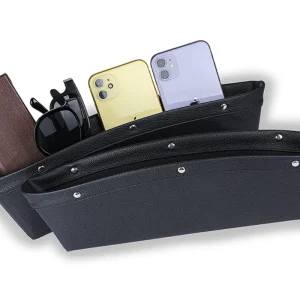 Pack de 2 Cajas de Almacenamiento para Espacio de Asiento de Auto