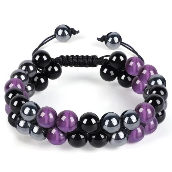 Pulsera de Triple Protección de Amatista, imagen 2