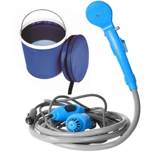 ExpressWash™ - Set de Ducha para exteriores y automóviles en Celeste