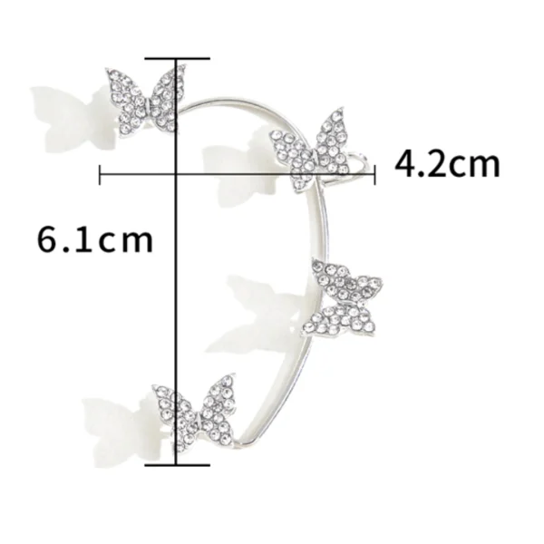 Aretes Ear Cuff Butterfly™ (Un par), imagen 5