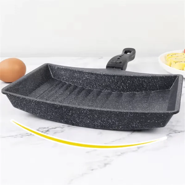 Tamagoyaki™ - Sartén Antiadherente Curva con Fondo Ondulado para Huevos Tortillas, imagen 4