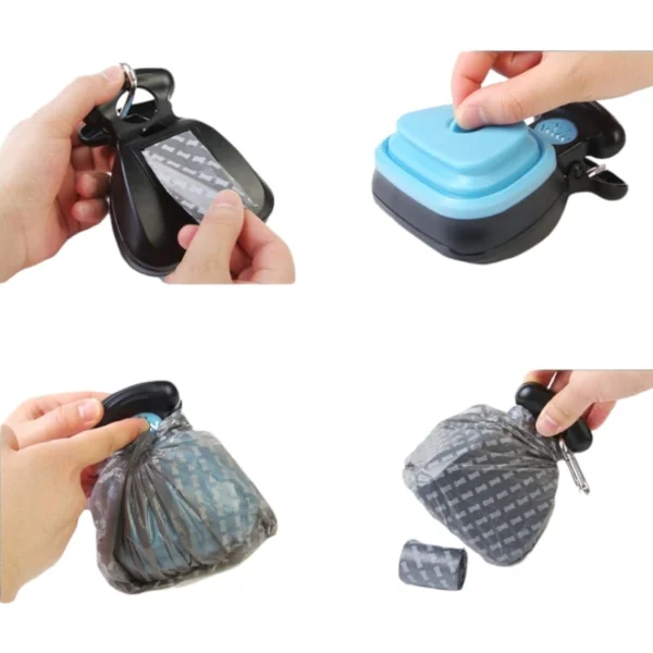 Recogedor de Excremento de Perros y Gatos con Compartimiento de Bolsas, imagen 4