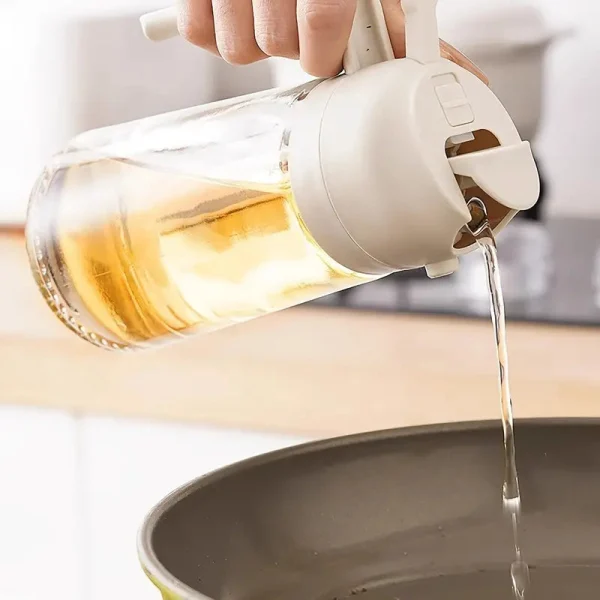MultiOiler - Dispensador y Pulverizador de Aceite 2-en-1 para Cocina y BBQ, imagen 2