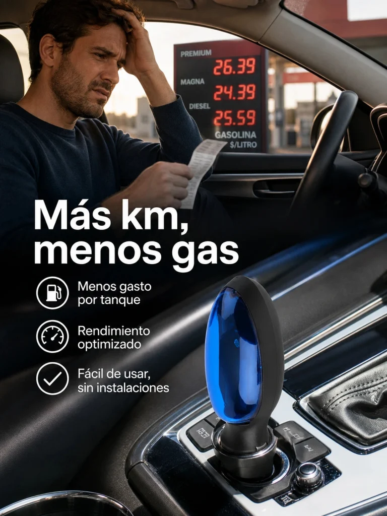 No te compliques – Ahorrador de Combustible Neosocket para Auto y Camión