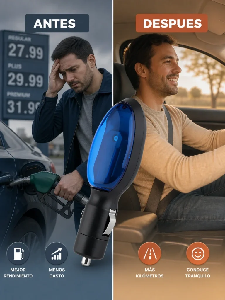 Enchufa una vez, optimiza cada tanque – Ahorrador de Combustible Neosocket para Auto y Camión