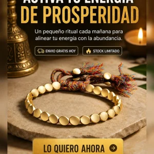 El Brazalete Tibetano de la Fortuna – Pulsera de Cobre Energética Hecha a Mano