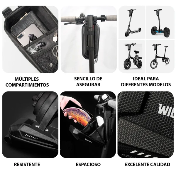 Estuche Rígido Impermeable Celular Scooter Eléctrico, imagen 5