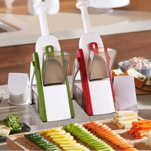 SafeSlicer™ - Cortador Ajustable de Verduras Seguro